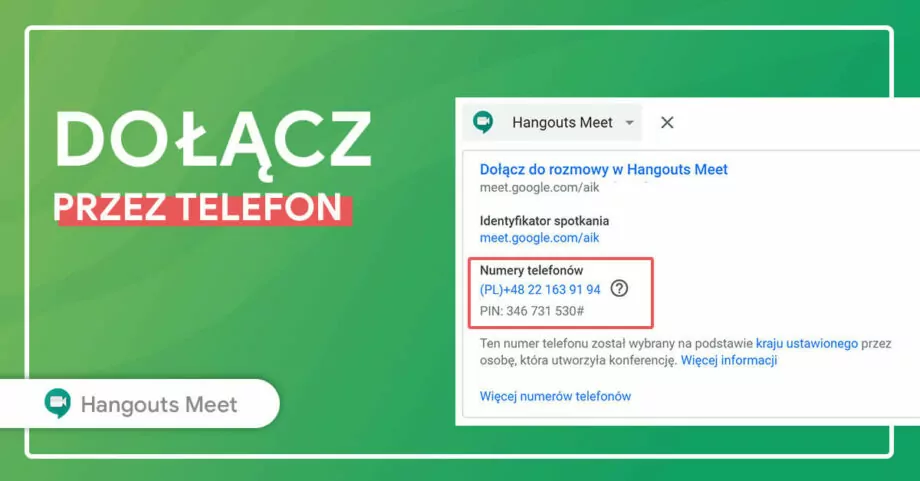 Spotkania Hangouts Meet przez telefon offline? Teraz też w Basic i Business