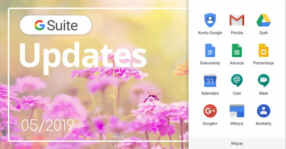 Nowości w G Suite 05/2019