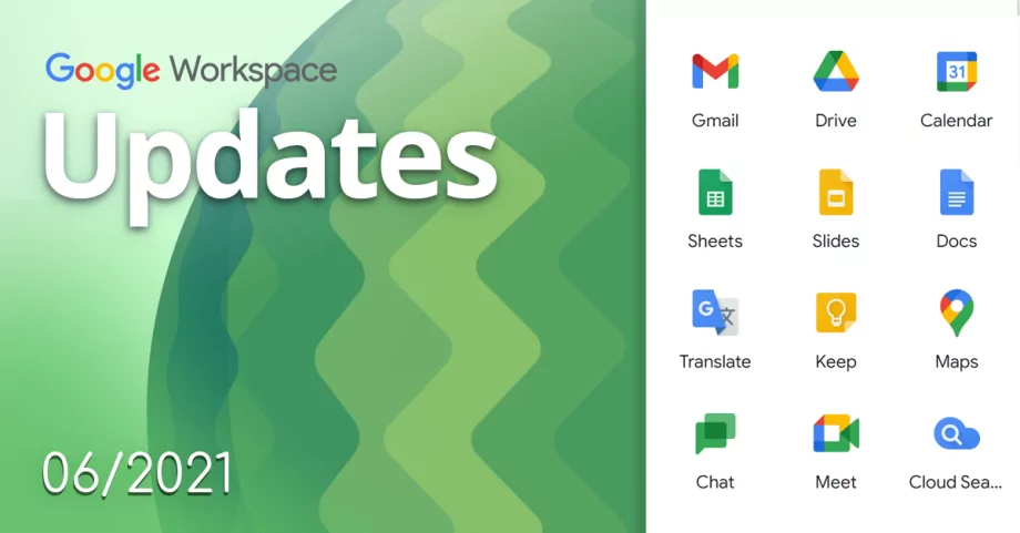 Nowości w Google Workspace z czerwca 2021