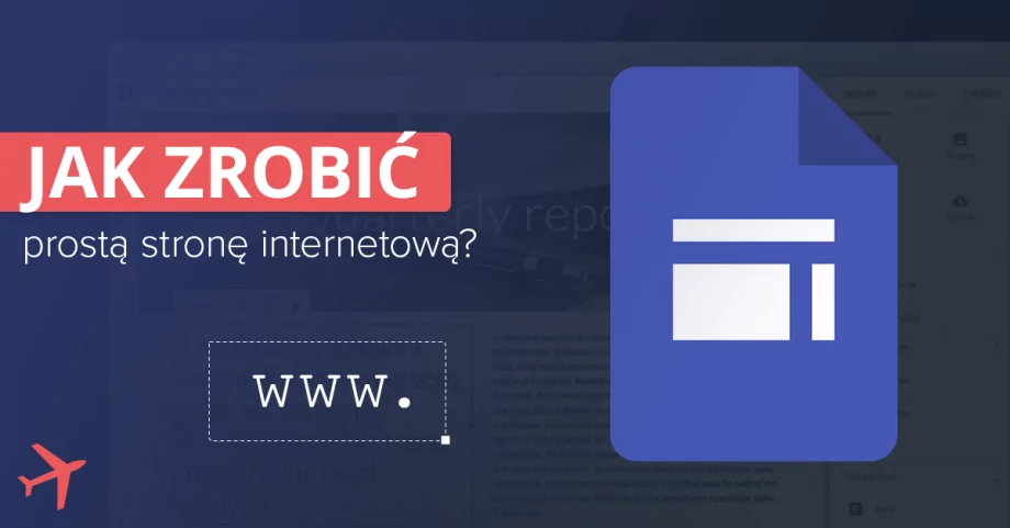 Jak zrobić prostą stronę internetową w Witrynach Google?