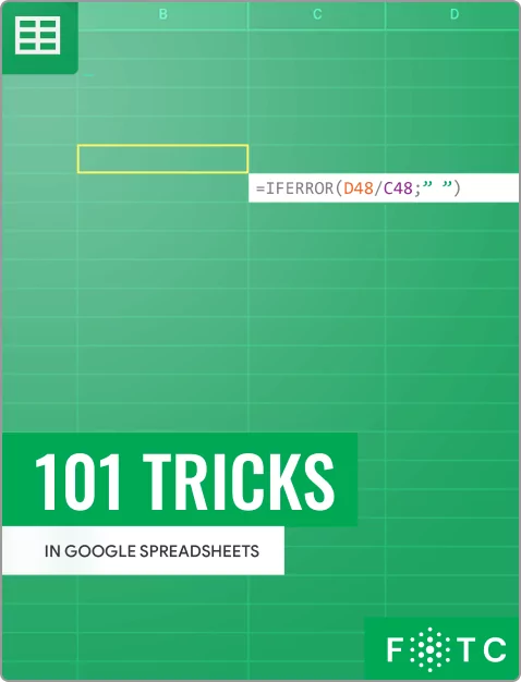 101 tricks in Google Sheets