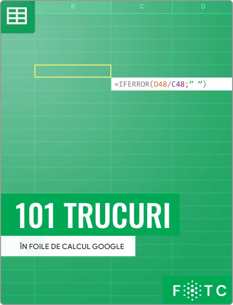101 trucuri in Foile de Calcul Google