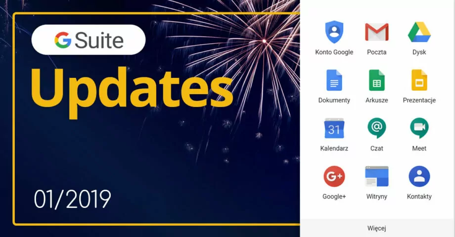 Nowości w G Suite 01/2019