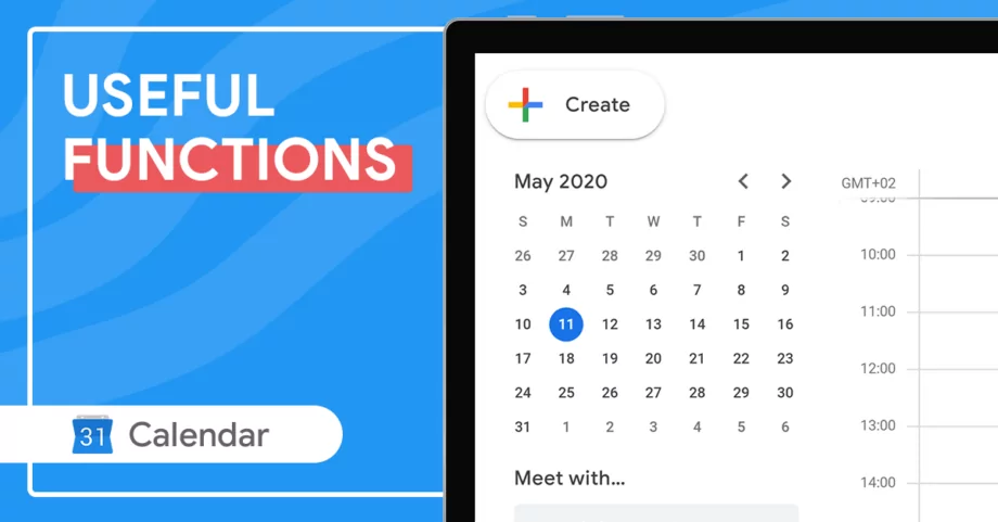 Useful functions in Google Calendar